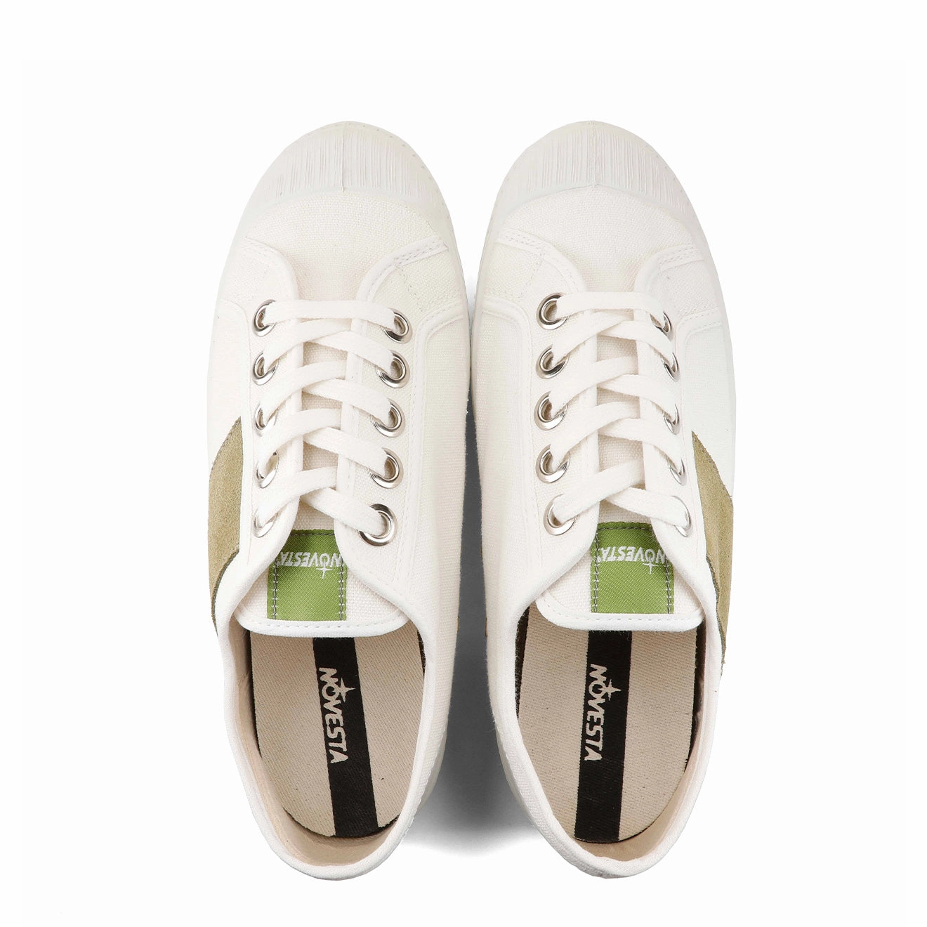 Unisex Novesta Star Master Trainer White Green / White