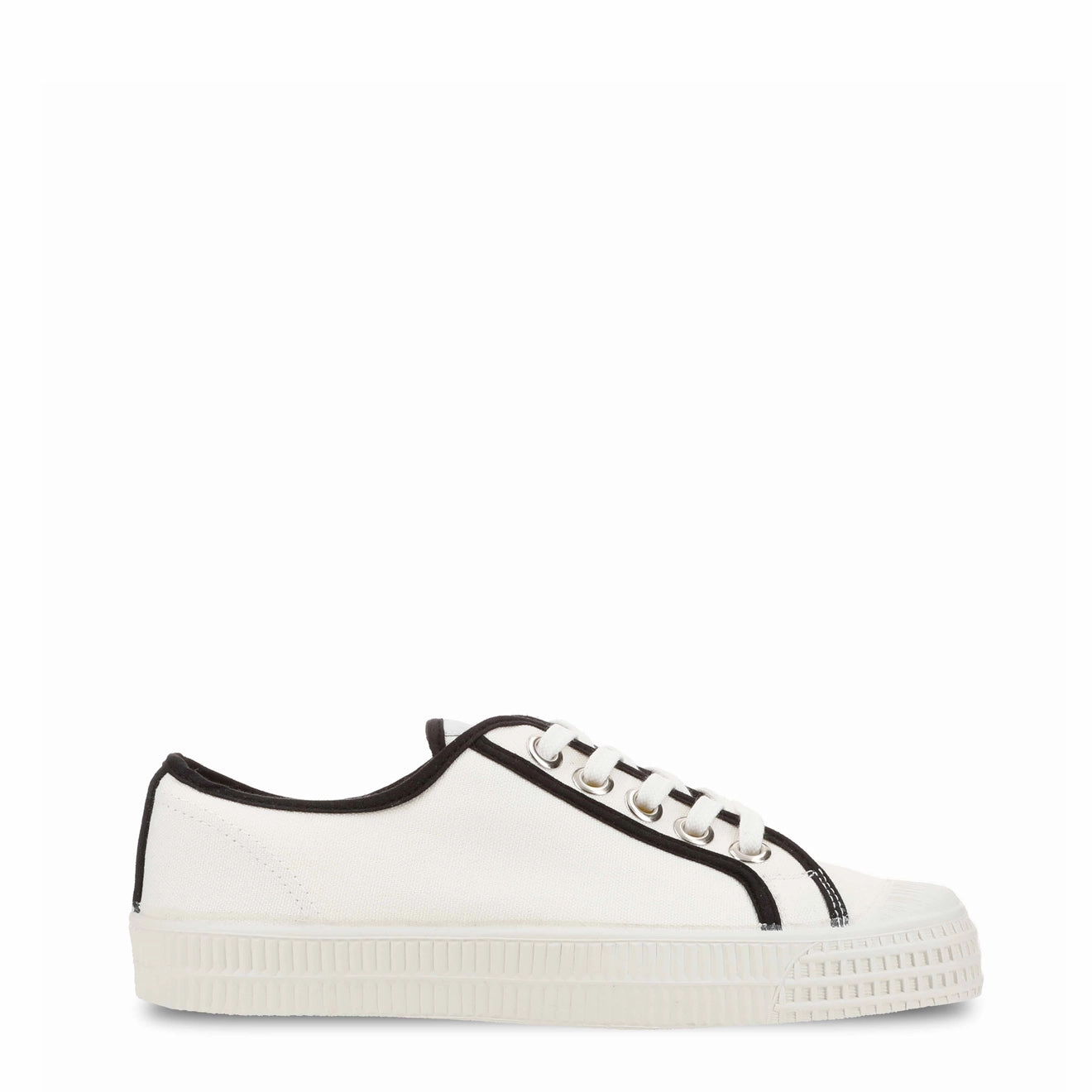 Rugged Novesta Womens Star Master Trainer Contrast Piping 10 White 60 Black / 110 White