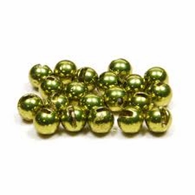 Olive Metallic Tungsten Bead Slotted - Hanak Competition