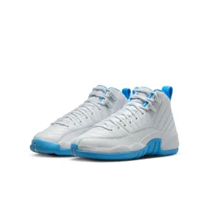 Y Air Jordan 12 Retro "White And University Blue" 153265-112 Memory Foam Urban
