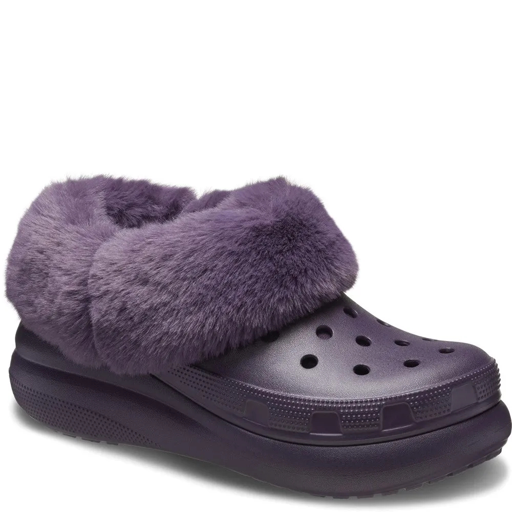 Lightweight Shoes Ergonomic Crocs Unisex Furever Crush Clog