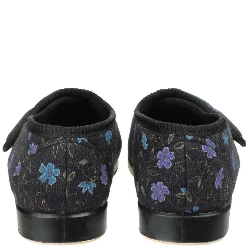 Comfortable Footwear Ergonomic Gbs Wilma Ladies Wide Fit Slipper