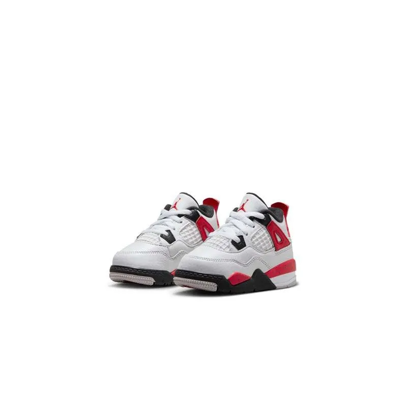 Toddler'S Air Jordan 4 Retro 'Red Cement' Classic Sneakers