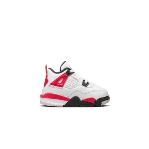 Toddler'S Air Jordan 4 Retro 'Red Cement' Secure Fit Classic Sneakers