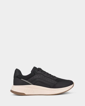 Keegan Black Statement Footwear Ergonomic