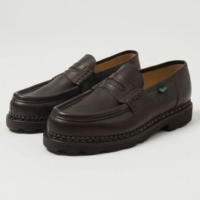 Paraboot Reims Marche Loafer - Lisse Caf?? Streetwear Footwear