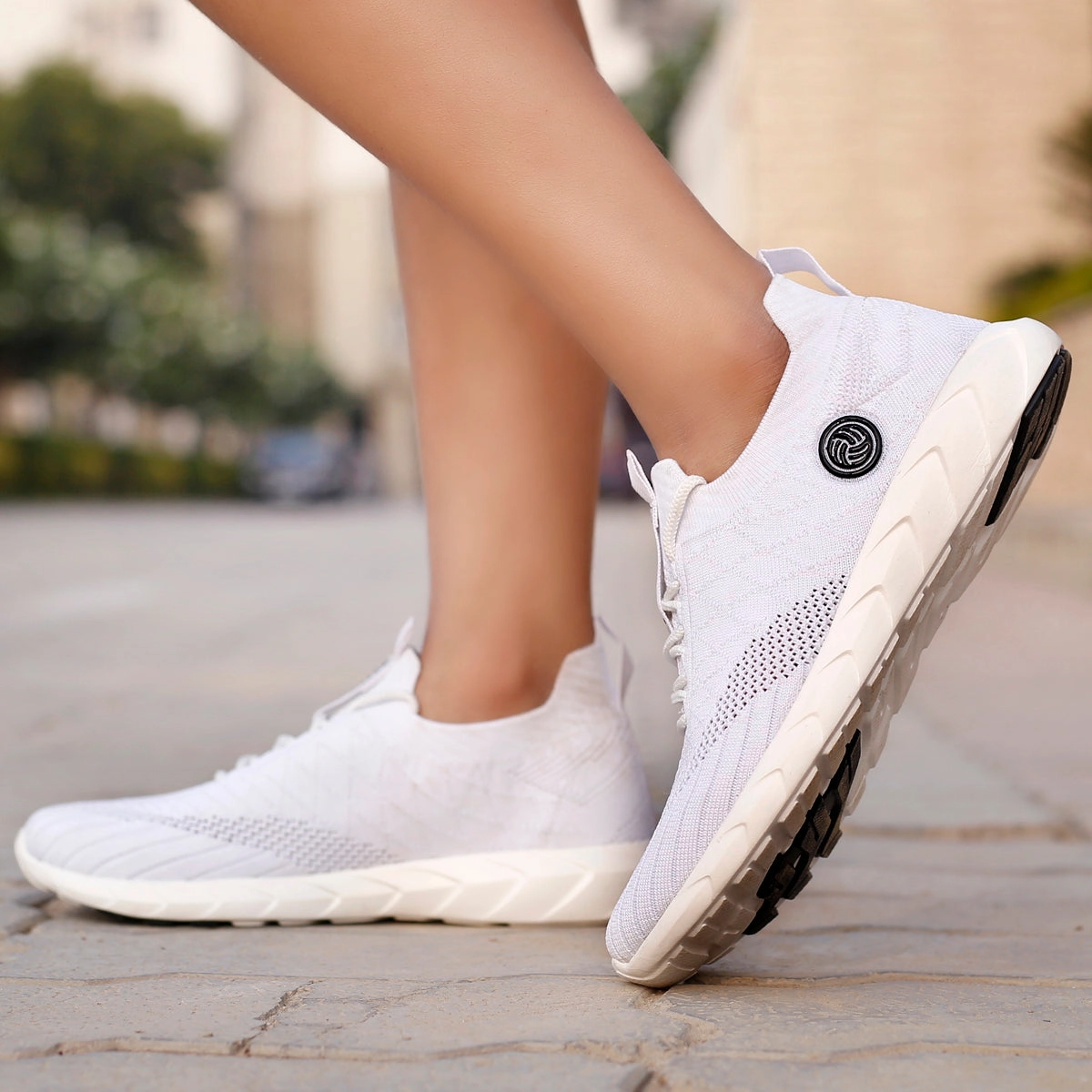 Bacca Bucci Wave Rider Women Sneaker Shoes | White Casual Shoes For Women Standing Comfort