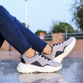 Unisex Shoes Fashion Sneakers Bacca Bucci Women Charlotte Low-Top Platform Chunky Fashion Sneakers