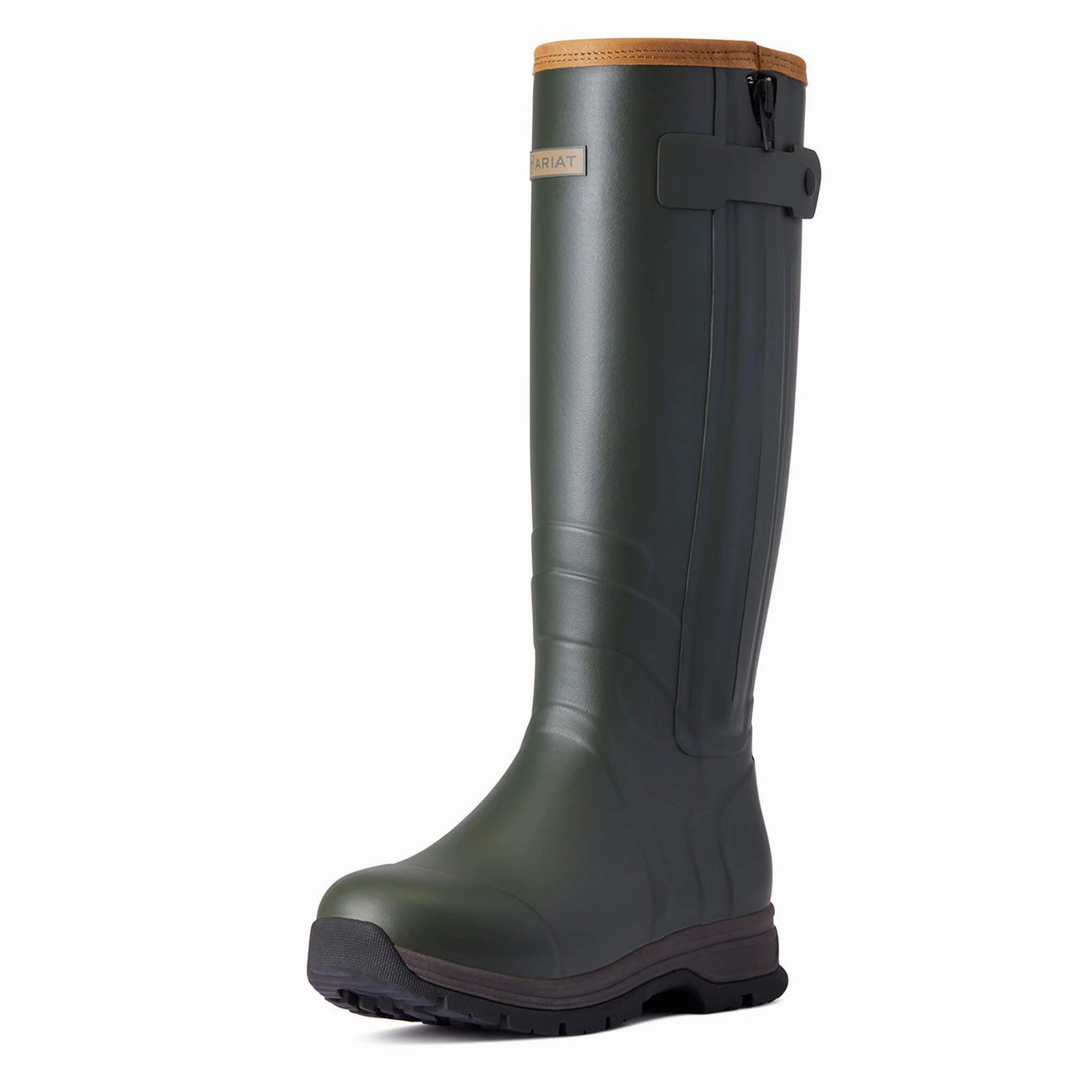 Memory Foam Ariat Womens Burford Insulated Zip Wellington Olive