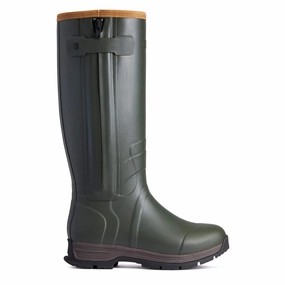 Standing Comfort Ariat Womens Burford Insulated Zip Wellington Olive