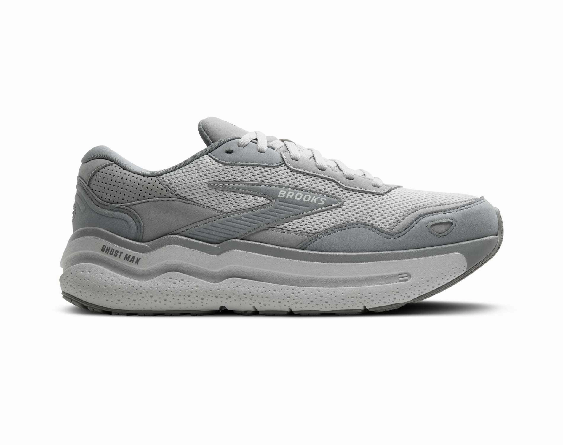 Brooks Ghost Max 2 Suede Mens Supportive Weather Resistant