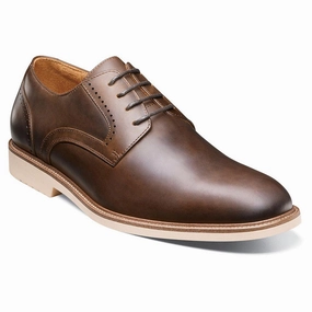 Stacy Adams Wescott Brown Ch Men??S Plain Toe Oxford Dress Shoes Timeless Lightweight Shoes