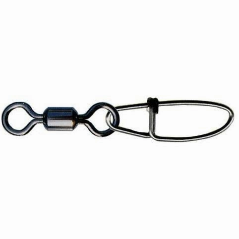 P-Line Single Rolling Barrel Swivel w/ Cross Lock Snap