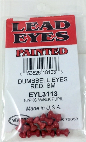 Painted Lead Dumbbell Eyes