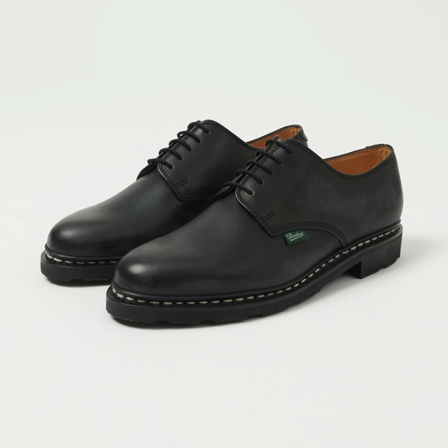 Paraboot Arles Griff Shoe - Lisse Noir Moisture Wicking Easy On Off
