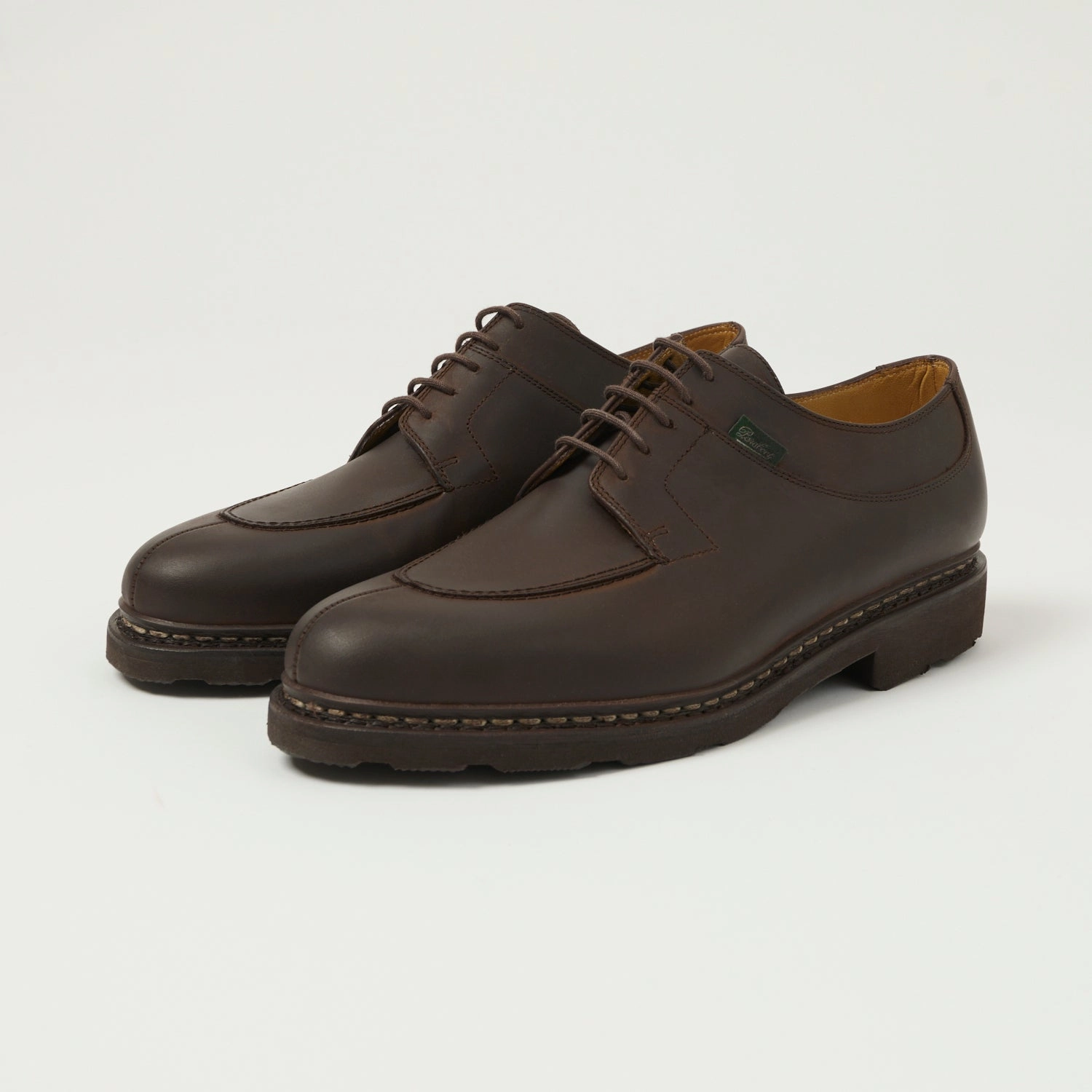 Odor Resistant Paraboot Avignon Griff Shoe - Brown Nubuck Gringo