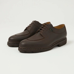 Arch Support Waterproof Paraboot Avignon Griff Shoe - Brown Nubuck Gringo