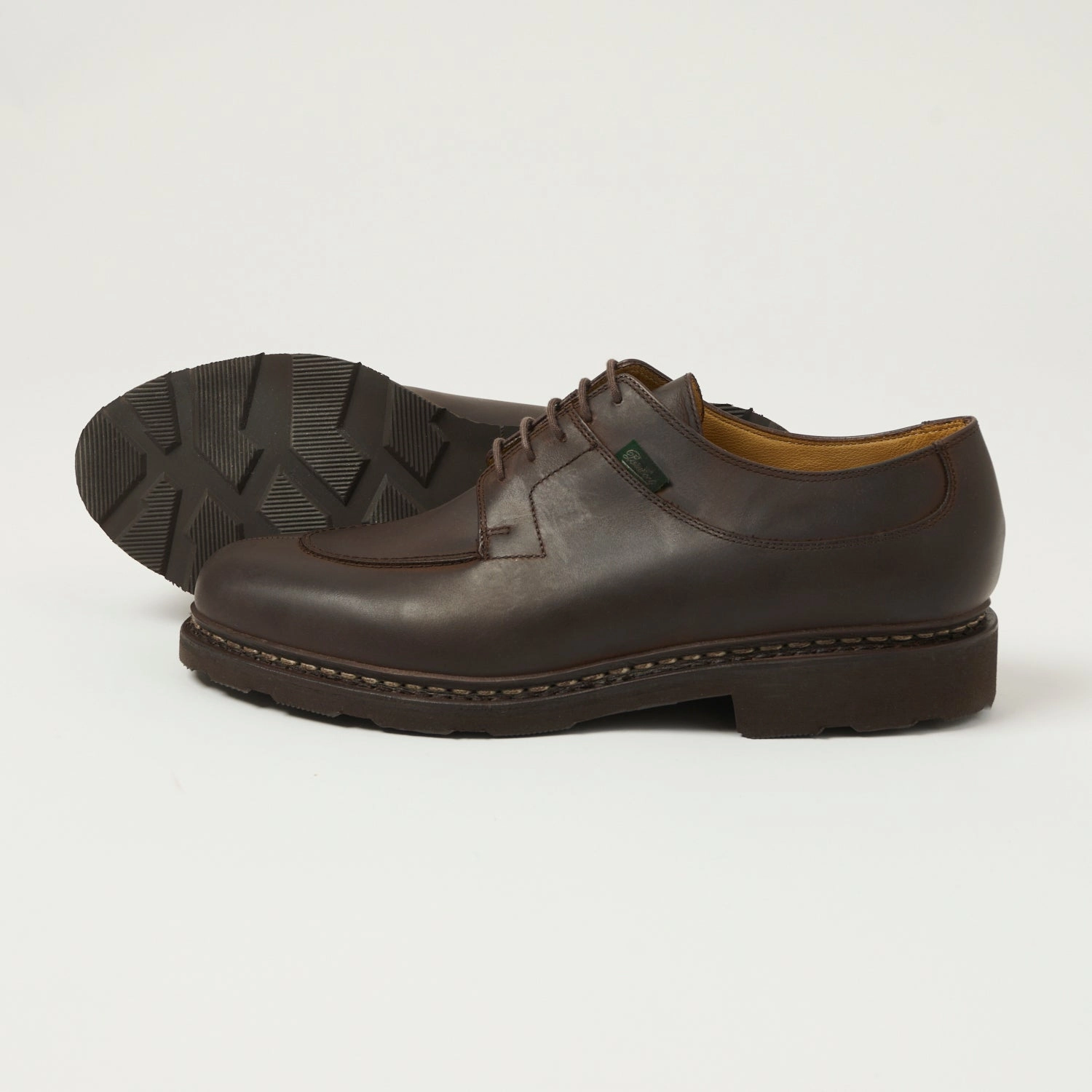 Paraboot Avignon Griff Shoe - Brown Nubuck Gringo Minimalist Shoes Unisex