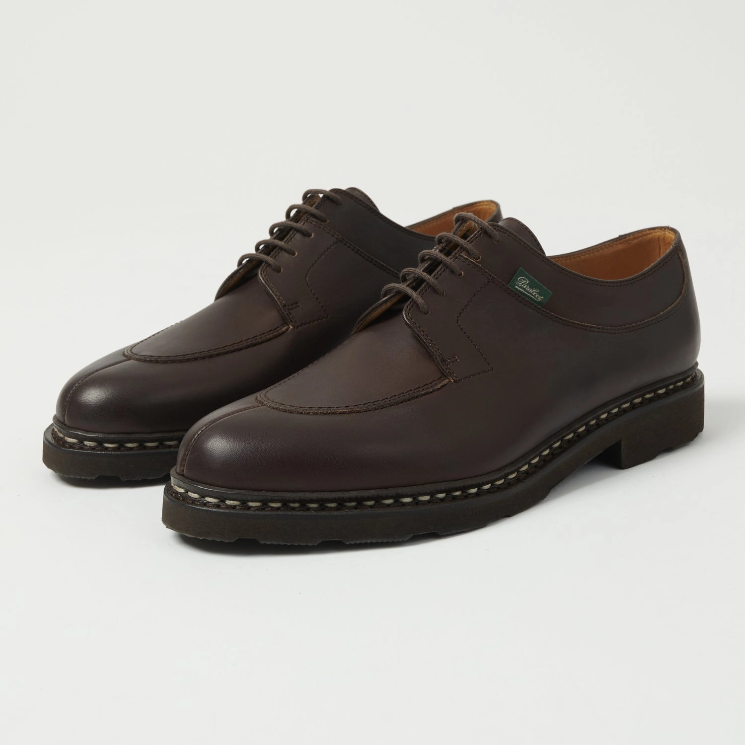 Paraboot Avignon Griff Shoe - Lisse Caf?? Waterproof Sustainable Shoes