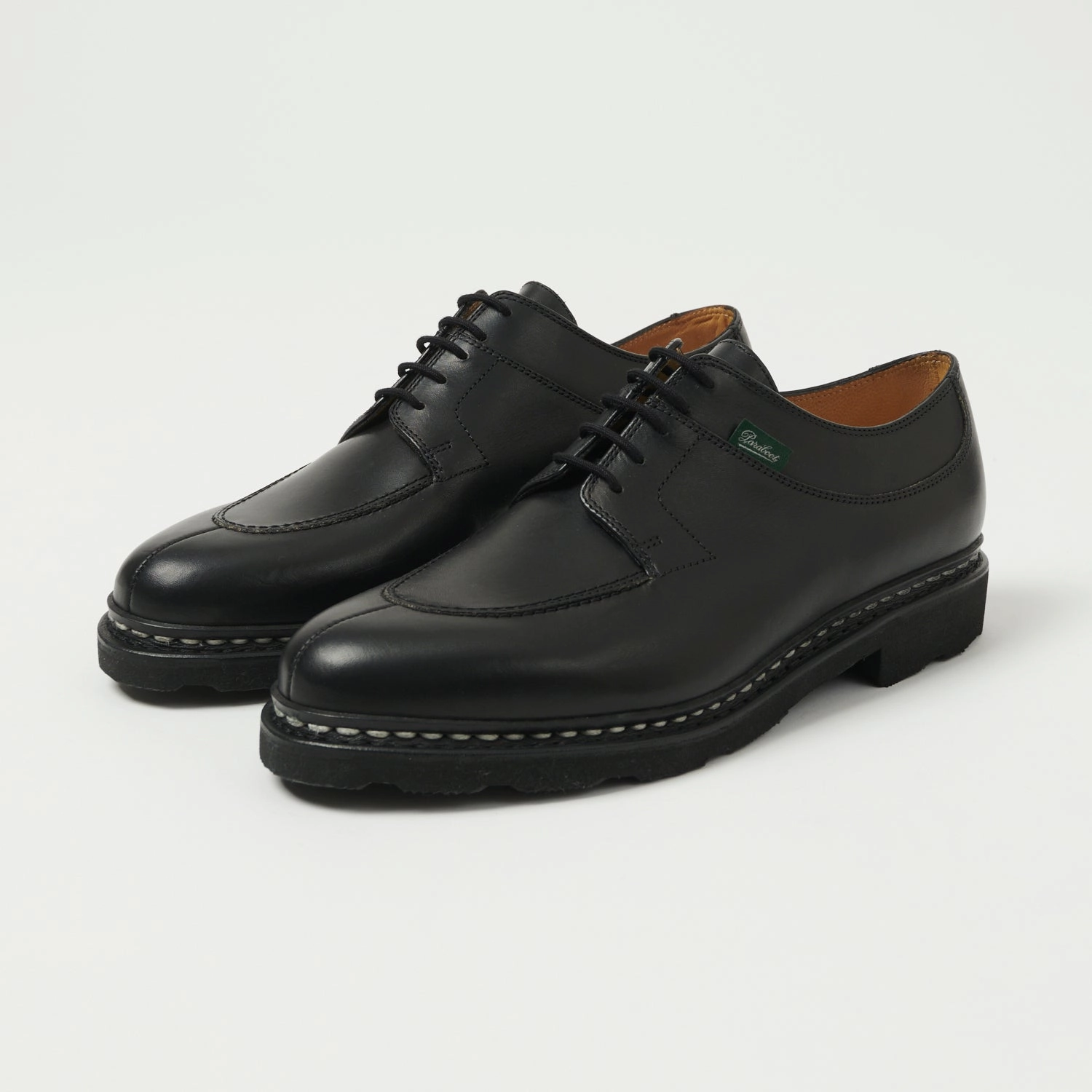 Supportive Shoes Leather Shoes Paraboot Avignon Griff Shoe - Lisse Noir