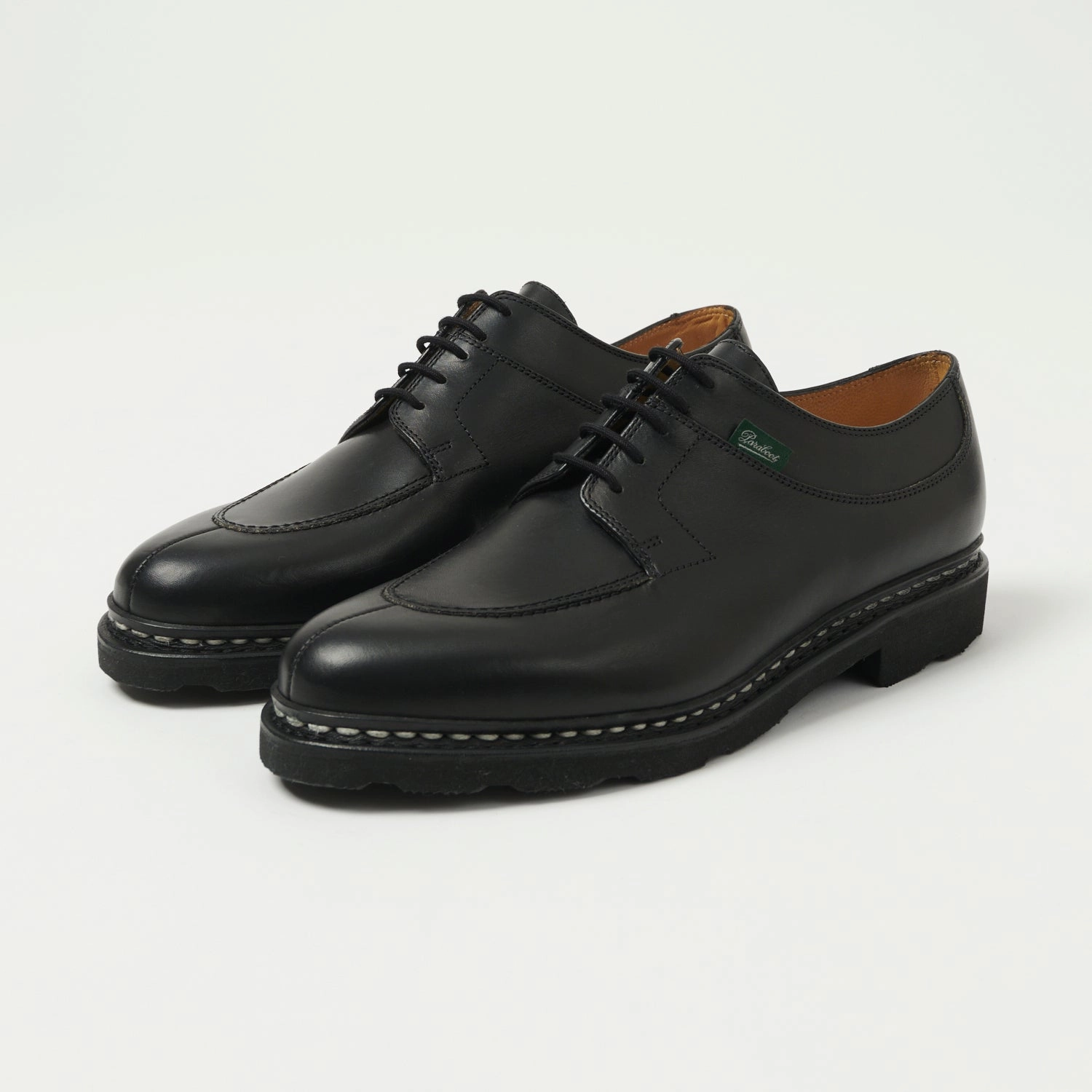 Comfortable Footwear Paraboot Avignon Griff Shoe - Lisse Noir