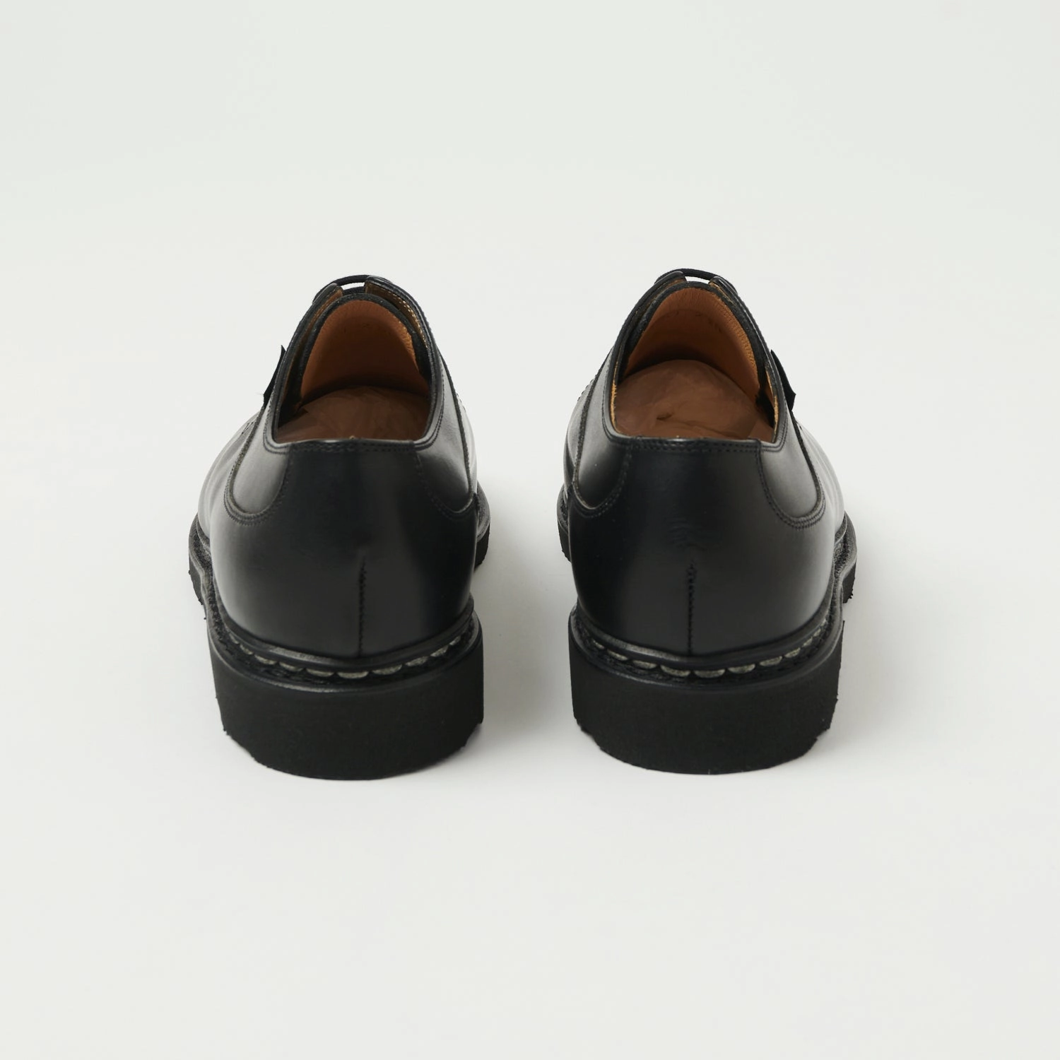 Breathable Flat Feet Shoes Paraboot Avignon Griff Shoe - Lisse Noir
