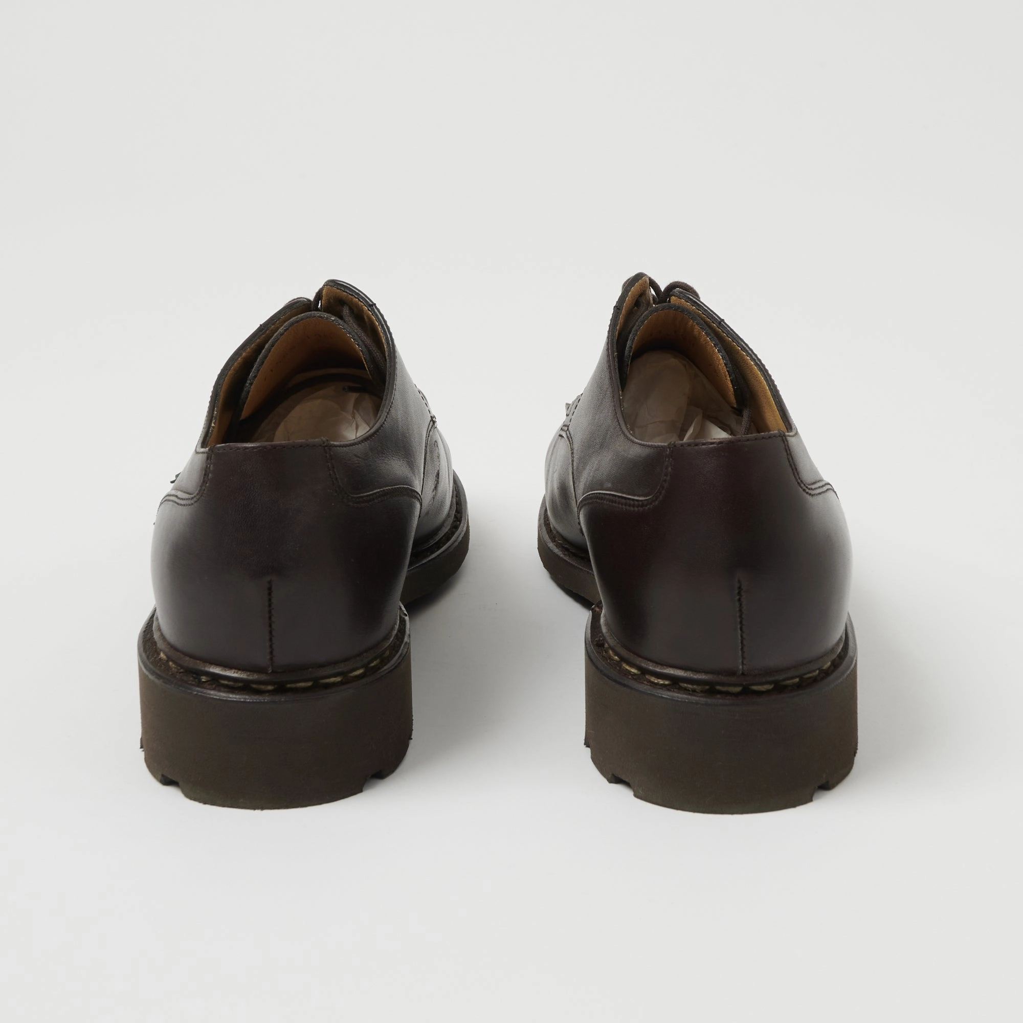 Paraboot Chambord Tex Shoe - Brown Lisse Caf?? Shock Absorbing