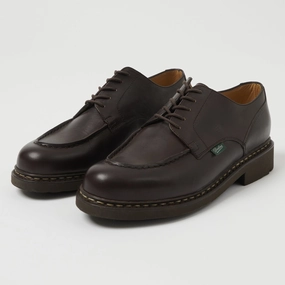 Paraboot Chambord Tex Shoe - Brown Lisse Caf?? Streetwear Footwear