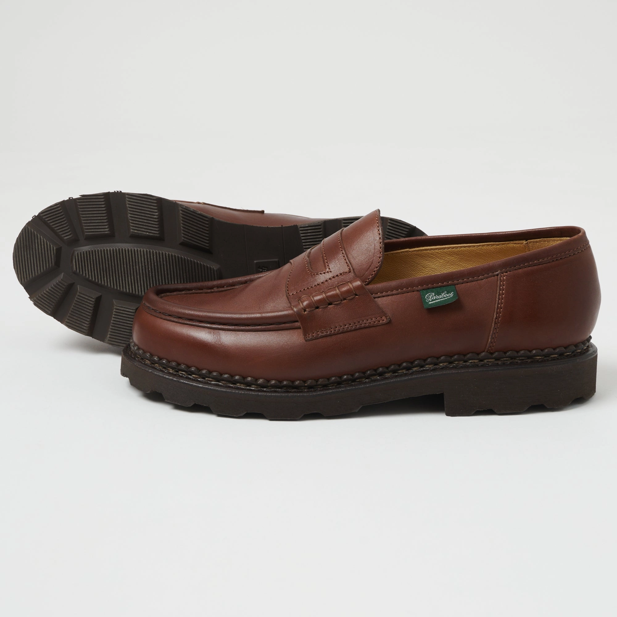 Paraboot Reims Marche Loafer - Brown Lisse Marron Everyday Footwear
