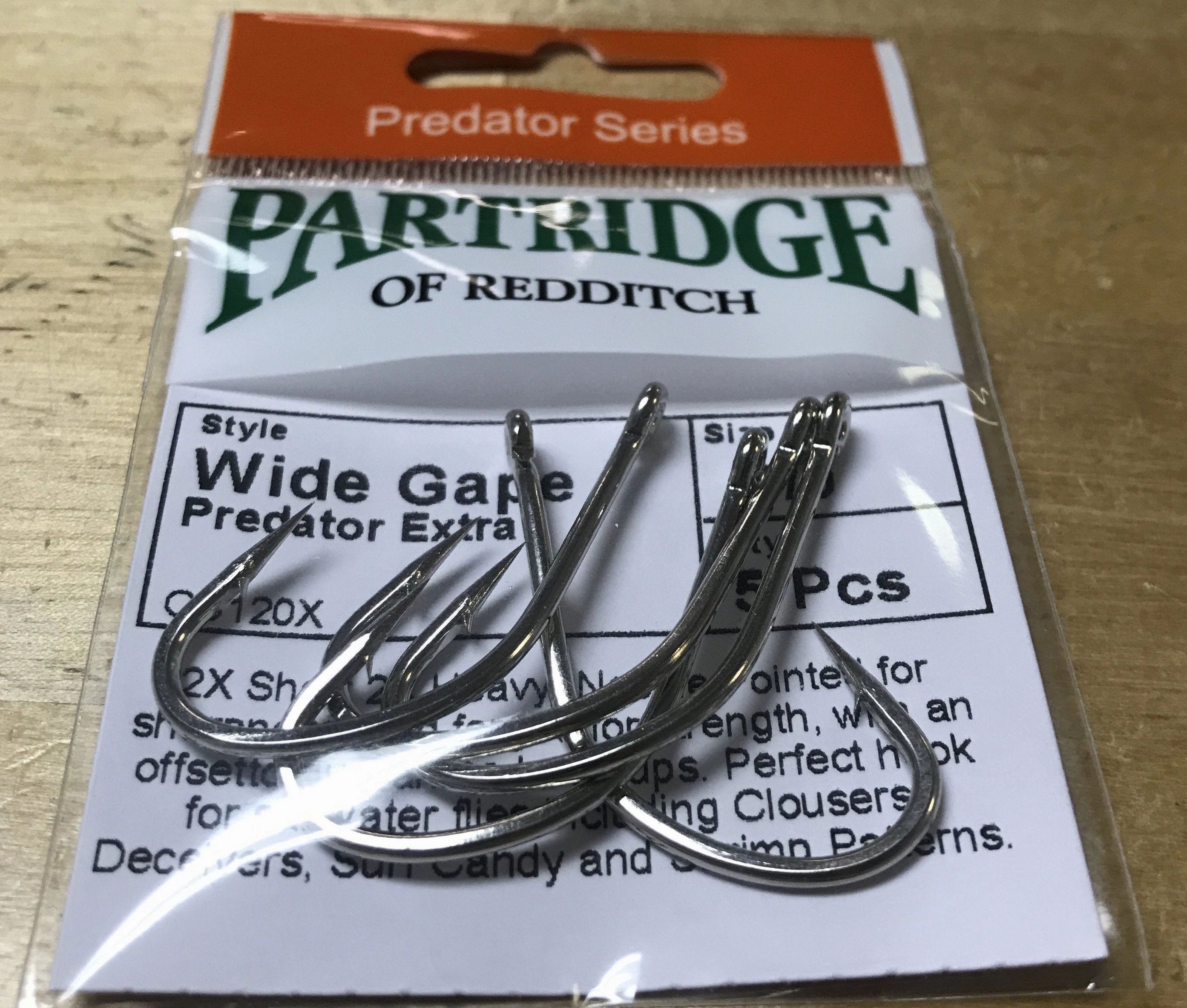 Partridge CS120X Wide Gape Predator Extreme Hook