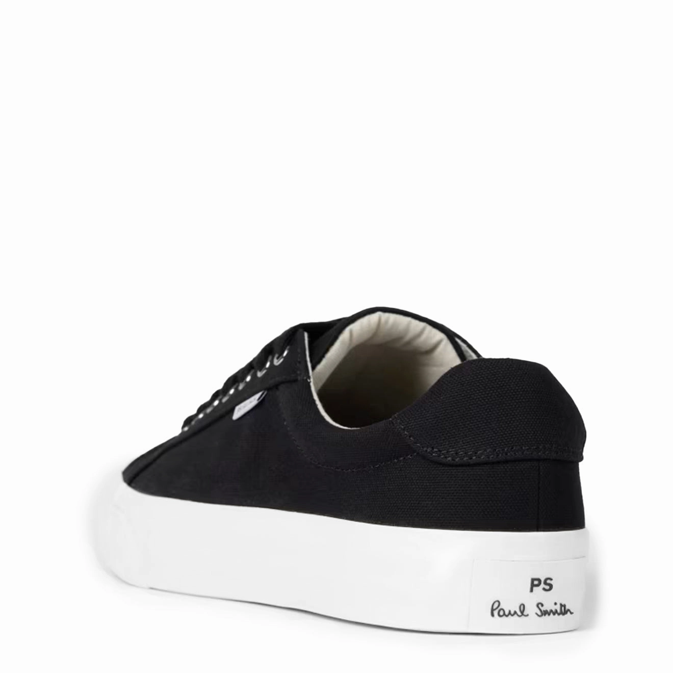 Paul Smith Amos Canvas Trainers Black Orthotic Friendly Waterproof