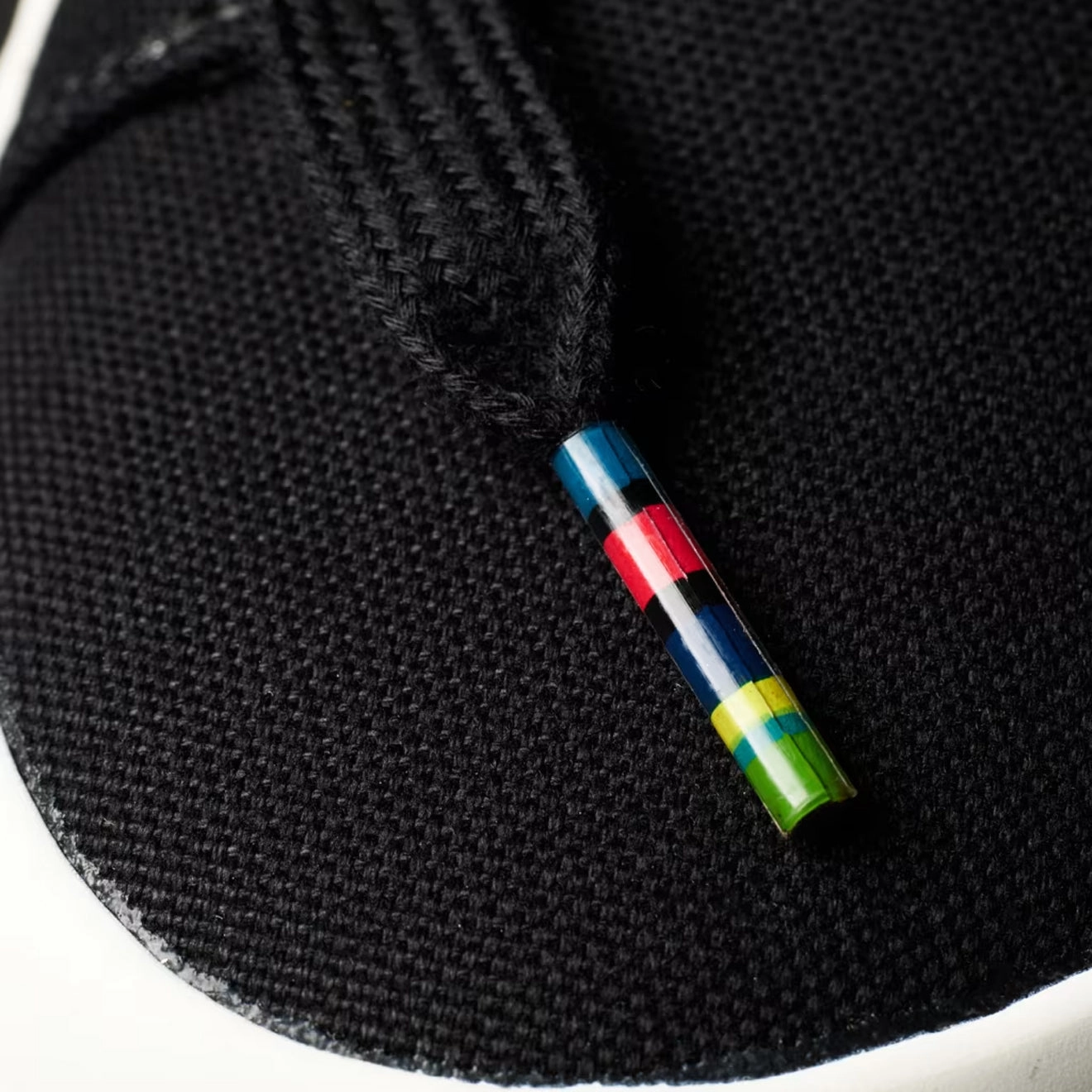 Paul Smith Amos Canvas Trainers Black Breathable Mesh