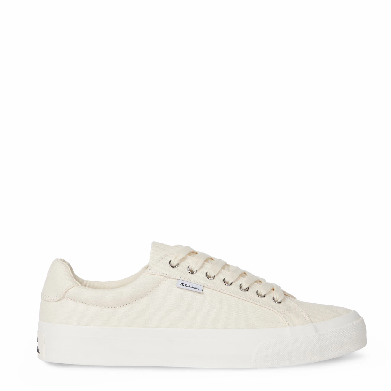 Modern Classic Unisex Paul Smith Amos Canvas Trainers Ecru