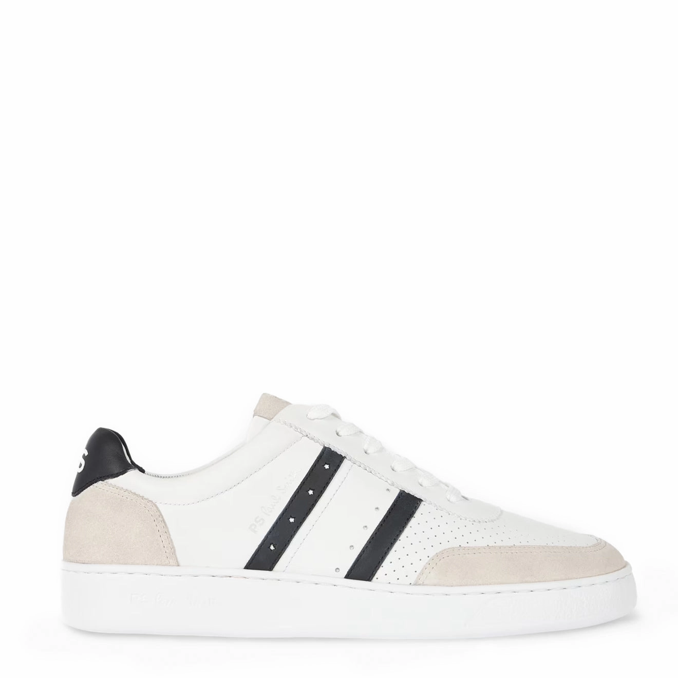 Canvas Shoes Paul Smith Leather Birch Trainers White