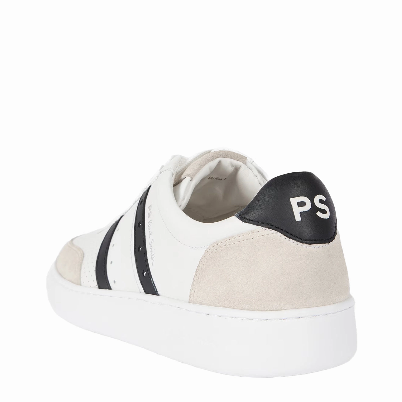 Paul Smith Leather Birch Trainers White Odor Control