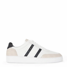Water Resistant Paul Smith Leather Birch Trainers White