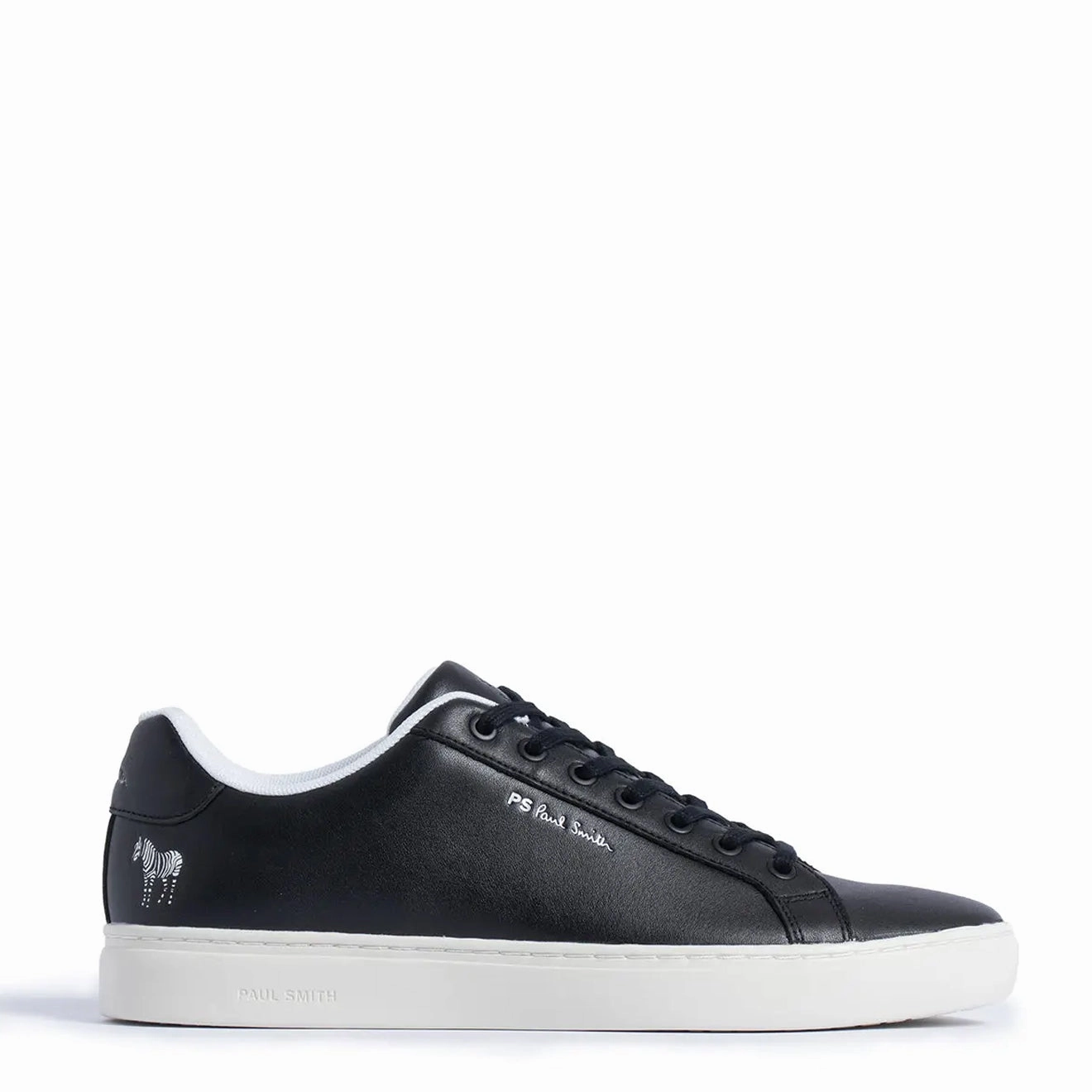 Paul Smith Leather Rex Trainers Black Recycled Materials