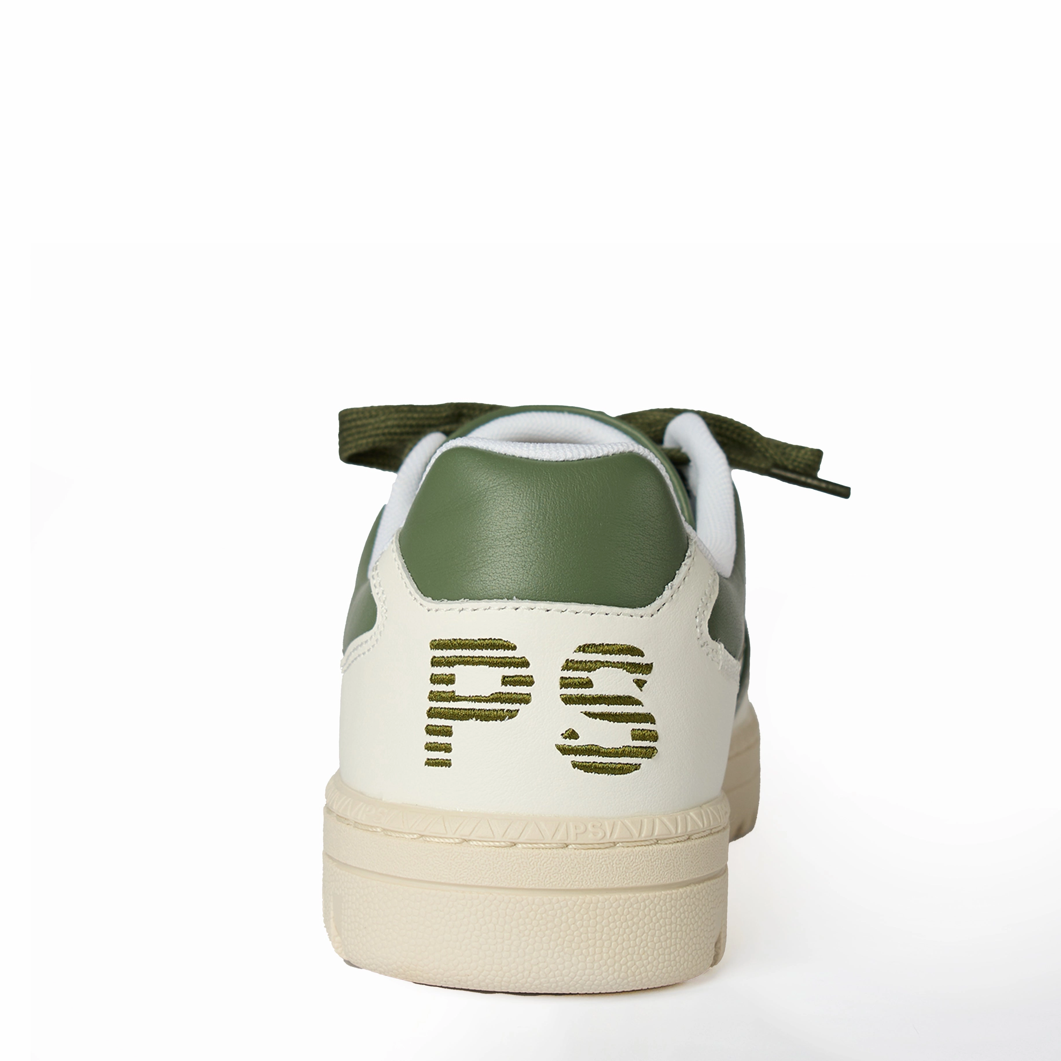Easy Clean Paul Smith Mens Shoe Ellis Green Spoiler White