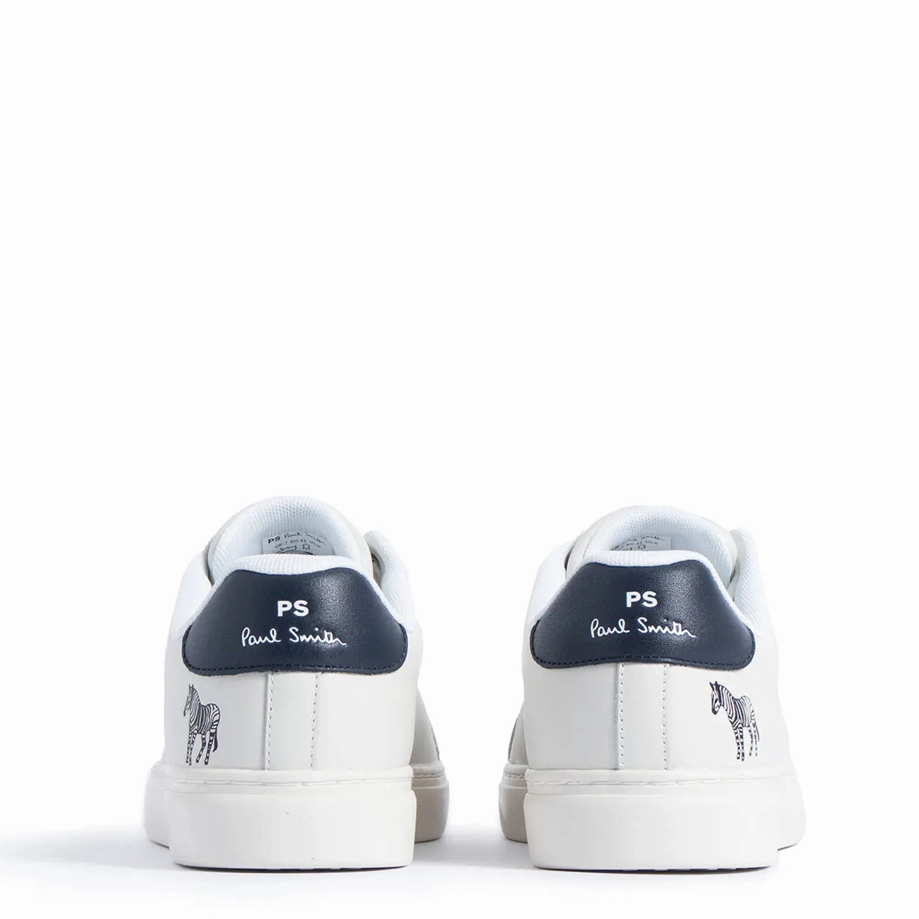 Daylong Comfort Paul Smith Rex Zebra Trainers White Leather