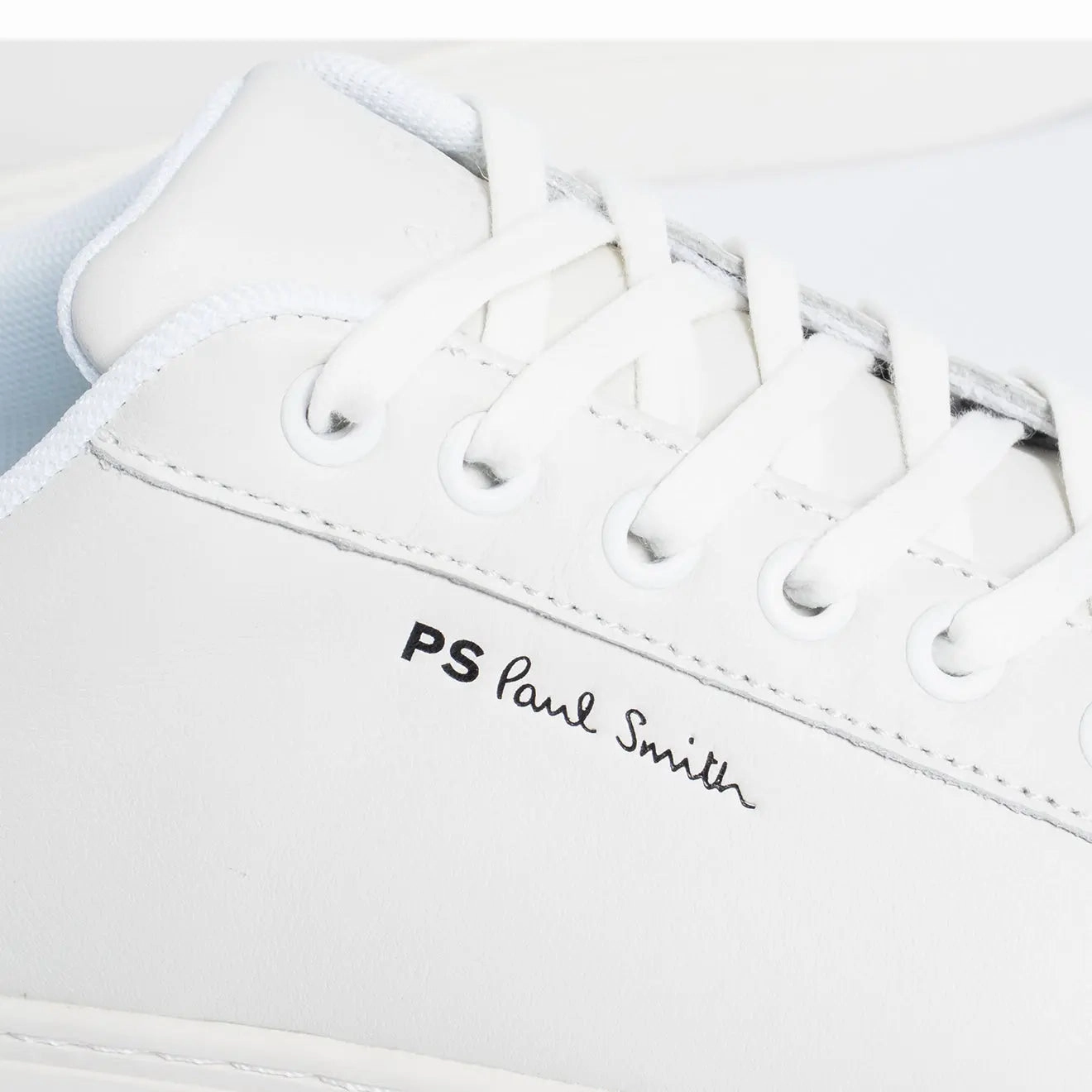 Travel Ready Paul Smith Rex Zebra Trainers White Leather