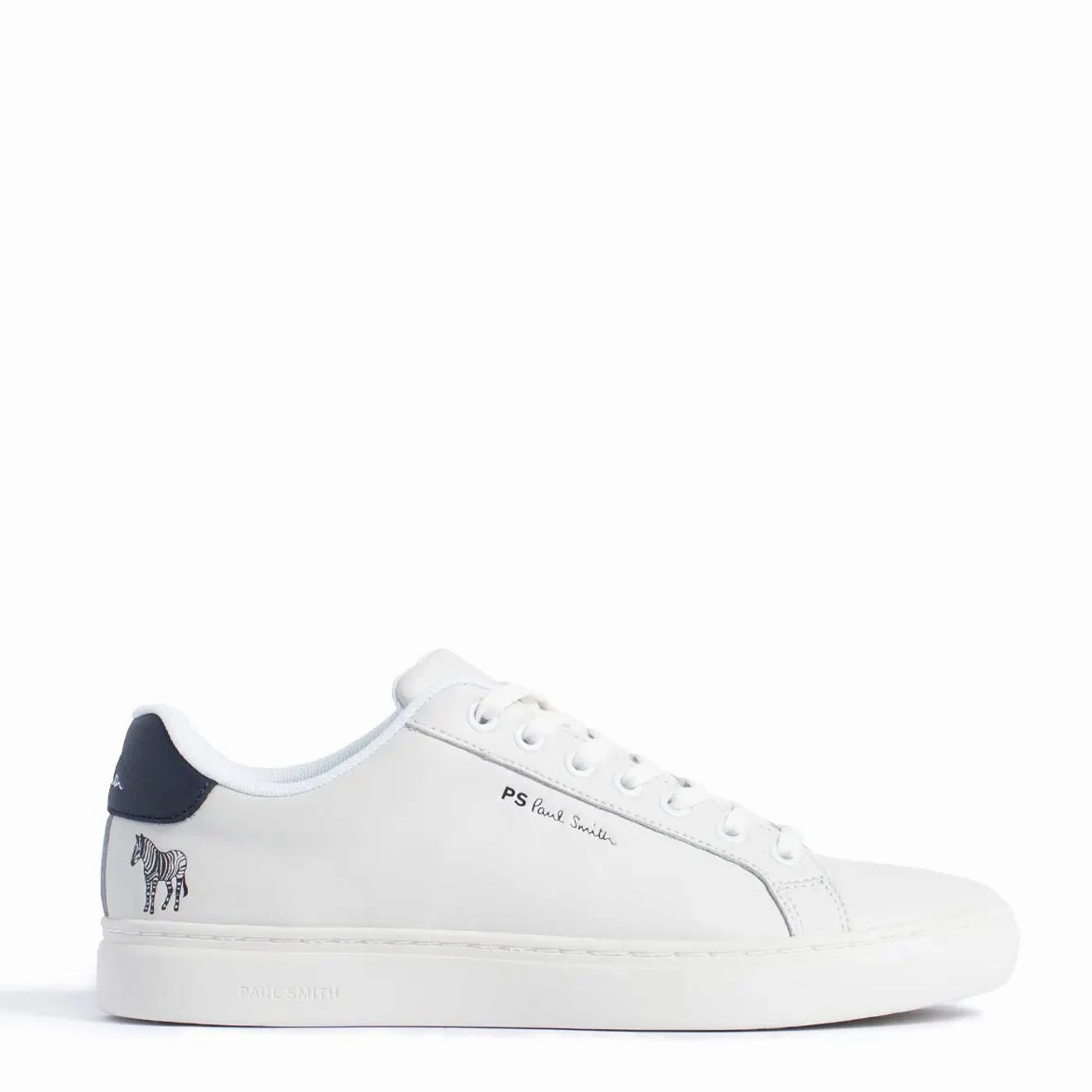 Odor Resistant Casual Footwear Paul Smith Rex Zebra Trainers White Leather