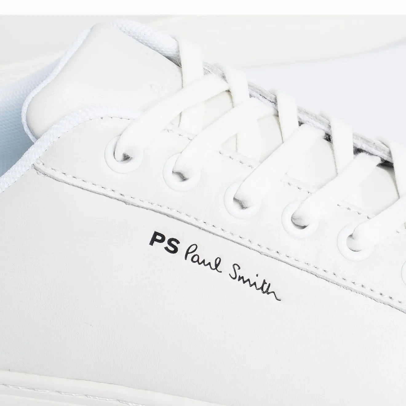 Paul Smith Rex Zebra Trainers White Leather Water Resistant Comfortable Footwear