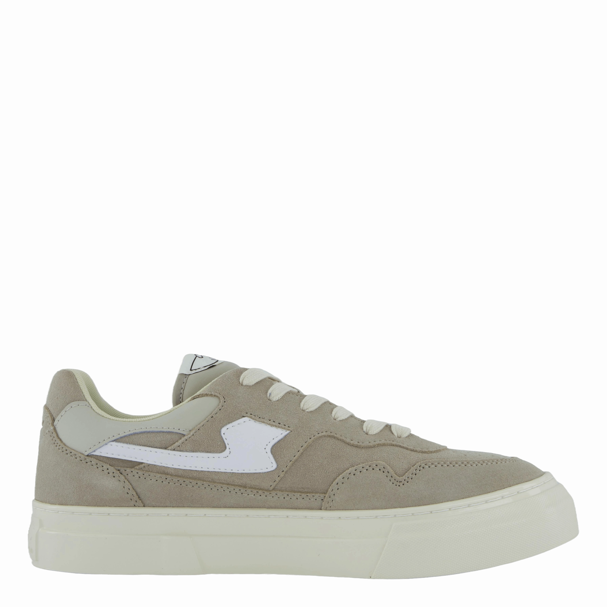 Unisex Easy On Off Pearl S-Strike Suede Lt Grey & White