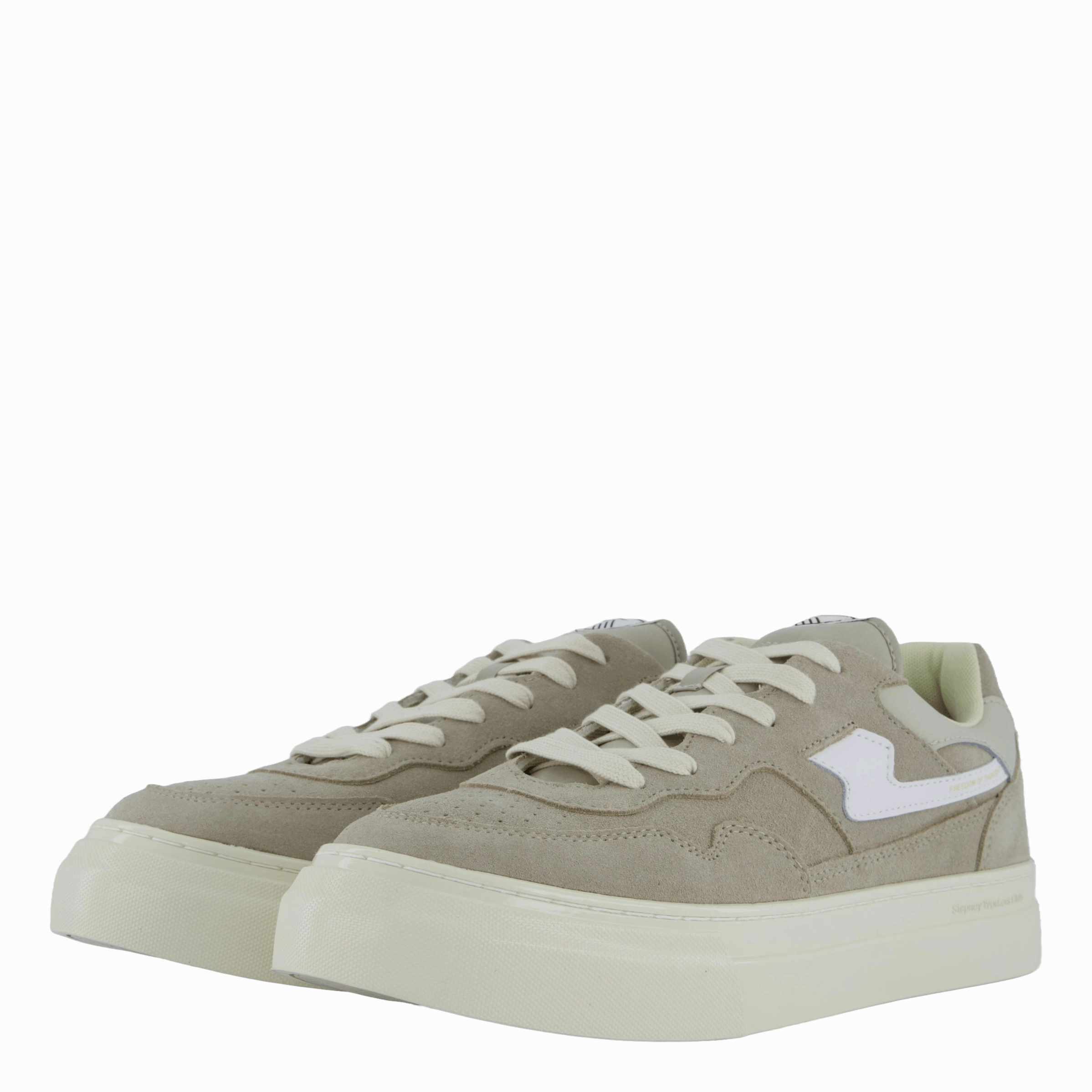 Daylong Comfort Functional Footwear Pearl S-Strike Suede Lt Grey & White