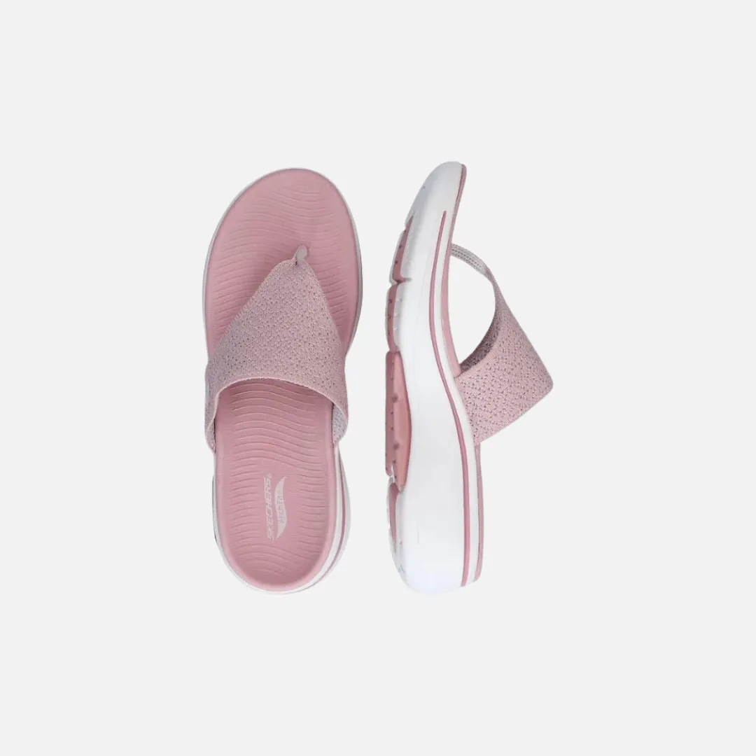 Skechers Go Walk Arch Fit Women'S Lifestyle Slippers  Pink Minimalist Shoes
