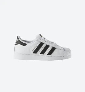 Minimalist Smart Casual Footwear Superstar Preschool Lifestyle Shoe - White/Black