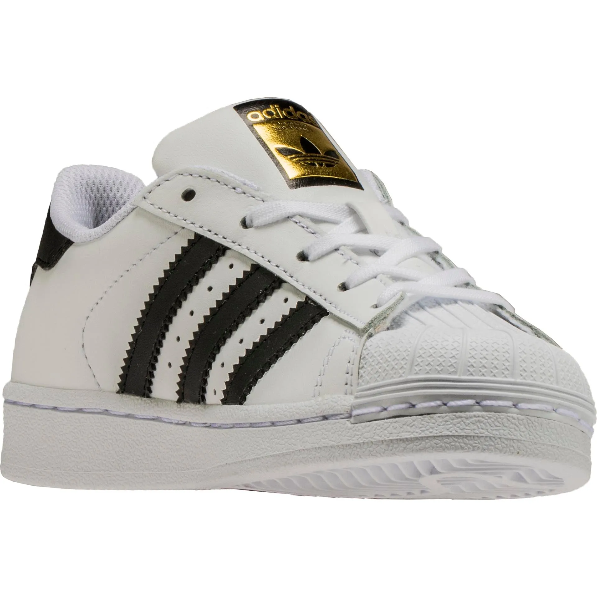 Sporty Style Superstar Preschool Lifestyle Shoe - White/Black