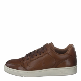 Rugged Urban Court Leather Sneaker Pale Russet
