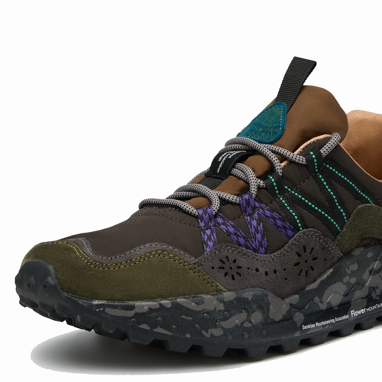 Travel Footwear Eco Friendly Flower Mountain Washi Trainer Anthracite / Dark Grey