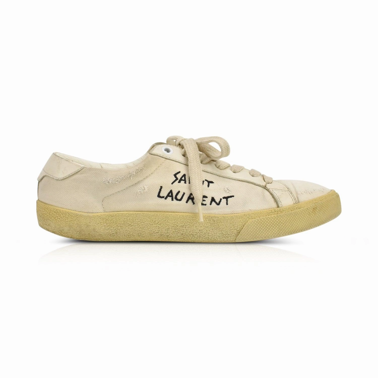 All Weather Saint Laurent 'Court Classic' Sneakers - Women'S 37.5